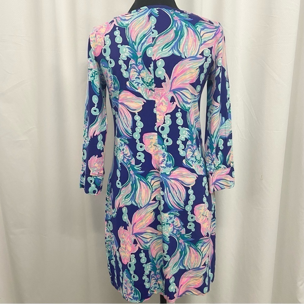 LILLY PULITZER Women's Marlowe Shift Mini Dress Sz XS Art-To-Wear Summer Picnic - Picture 2 of 13